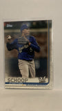 #259 Jonathan Schoop Milwaukee Brewers 2019 Topps Series 1 Baseball Card