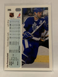 #396 Lov Franceschetti Toronto Maple Leafs 1990-91 Upper Deck Hockey Card  NHL