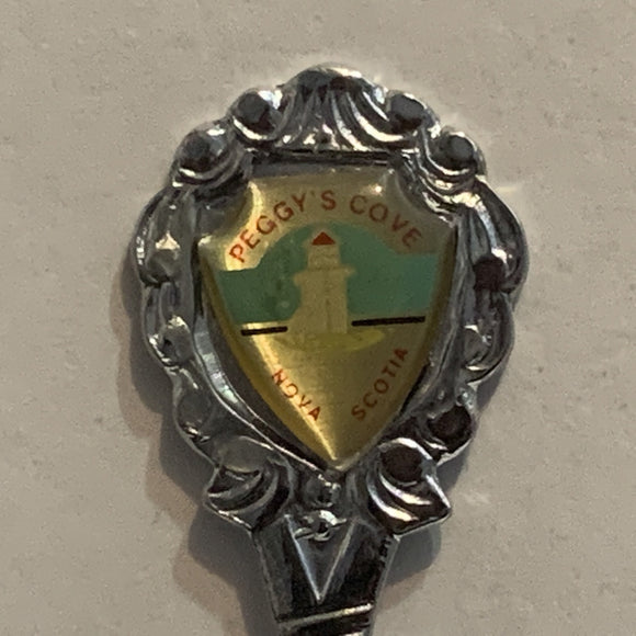 Peggy's Cove Nova Scotia Lighthouse Collectable Souvenir Spoon AD