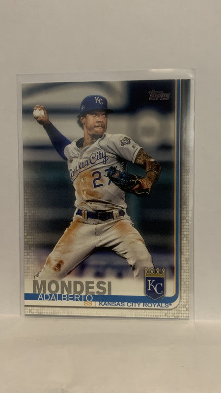 #22 Adalborto Mondesi Kansas City Royals 2019 Topps Series 1 Baseball Card