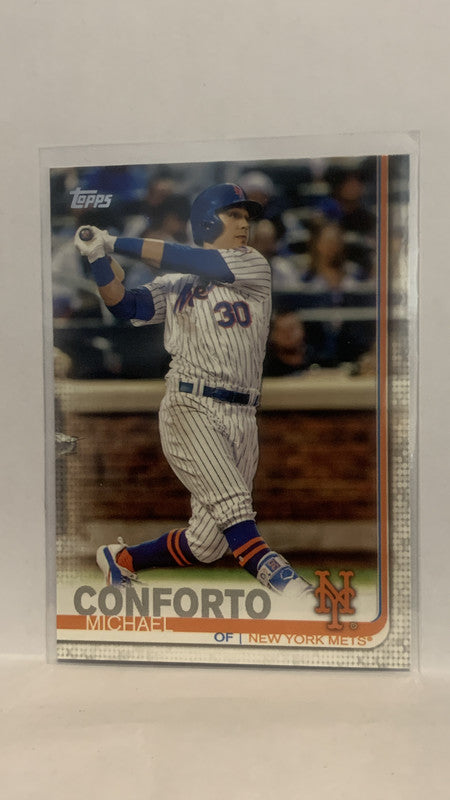 #109 Michael Conforto New York Mets 2019 Topps Series 1 Baseball Card