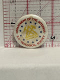 U.S. Department of the Interior Geological Survey Button Pinback