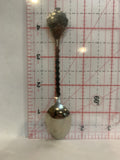 Smoky Lake Wild Rose Alberta Souvenir Spoon