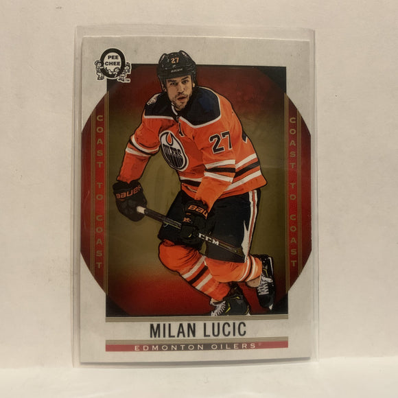 #26 Milan Lucic Edmonton Oilers2018-19 OPC Coast to Coast Hockey Card KJ