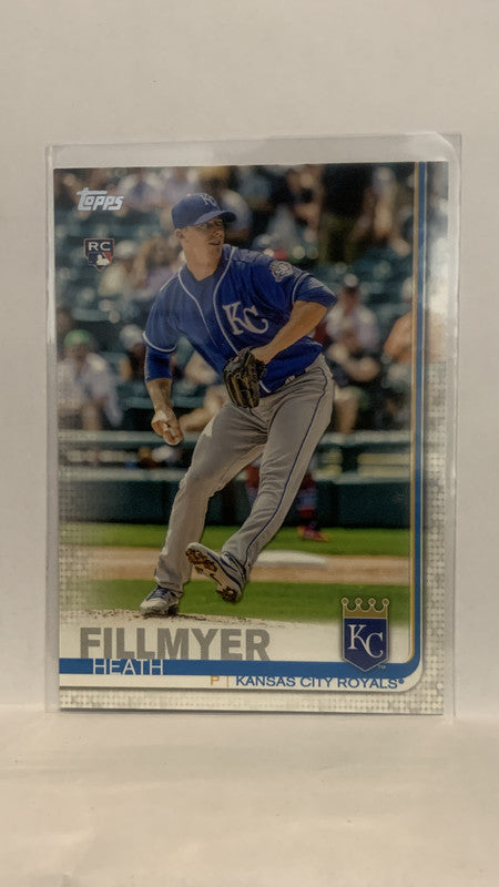 #326 Heath Fillmyer Rookie Kansas City Royals 2019 Topps Series 1 Baseball Card