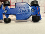 Blue F1 Race Car Corgi Diecast Car