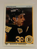 #391 Greg Hawgood Boston Bruins 1990-91 Upper Deck Hockey Card  NHL