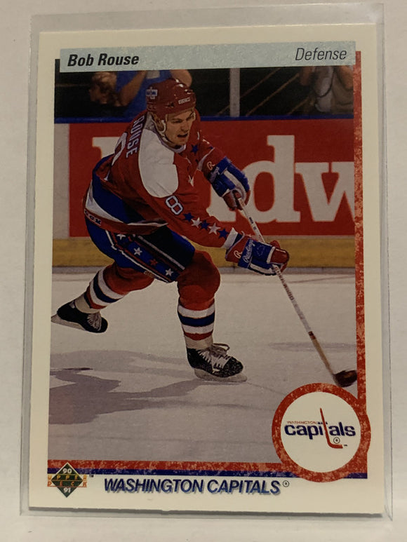 #389 Bob Rouse Washington Capitals 1990-91 Upper Deck Hockey Card  NHL