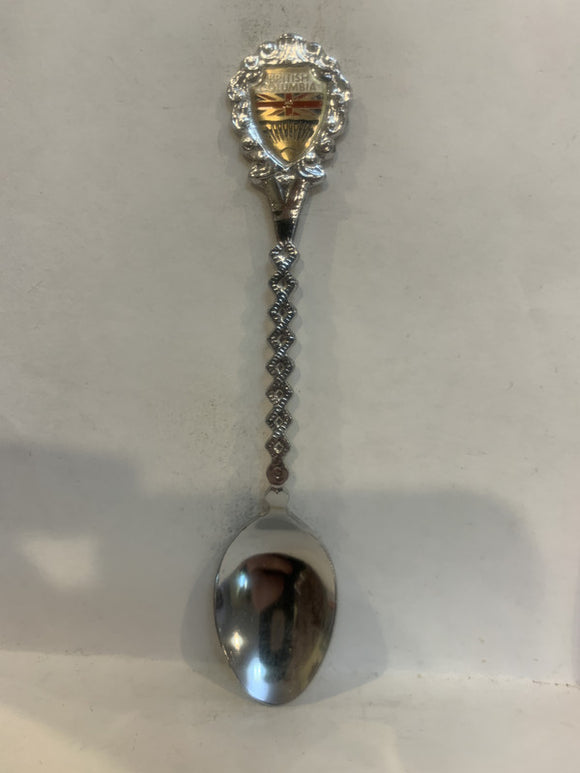 British Columbia Flag Crest Emblem Souvenir Spoon