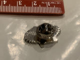 N.P 25 S.B. Music Notes Wreath Lapel Hat Pin EM