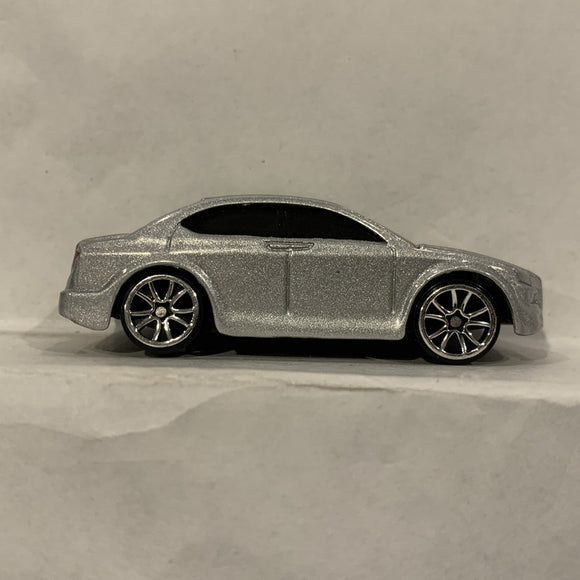 Silver Sedan Racer  Motor Max Diecast Car EM