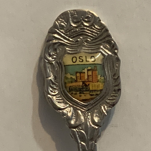 Oslo Norway City Fork Collectable Souvenir Spoon AD