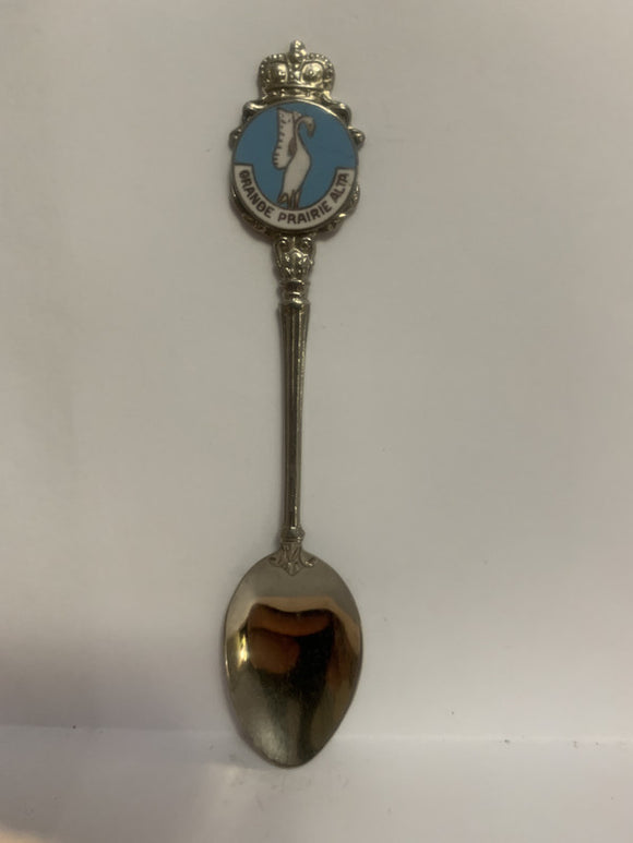 Grande Priairie Alta Swan Alberta Souvenir Spoon