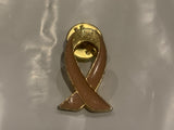 Pink Robbon  Lapel Hat Pin BZ