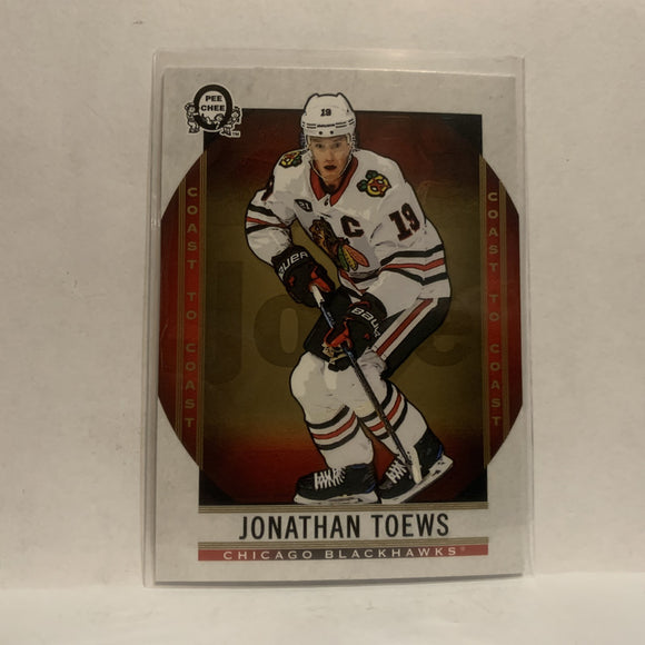 #1 Jonathan Toews Chicago Blackhawks2018-19 OPC Coast to Coast Hockey Card KJ
