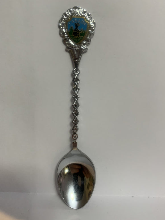 Jasper Bear Canaa Alberta Souvenir Spoon