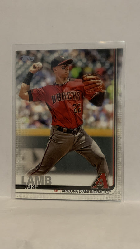 #334 Jake Lamb Arizona Diamondbacks 2019 Topps Series 1 Baseball Card