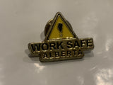 Work Safe Alberta Logo Lapel Hat Pin EM
