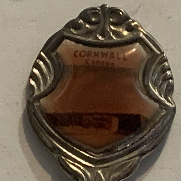 Cornwall Canada Ontario Collectable Souvenir Spoon AD