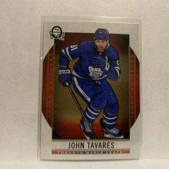 #73 John Tavares Toronto Maple Leafs2018-19 OPC Coast to Coast Hockey Card KJ
