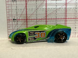 Green El Super Fasto T9693 Hot Wheels Diecast Car