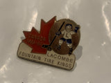 Lacombe Fountain Tire Kings Canada 1983 84 Logo Lapel Hat Pin EM