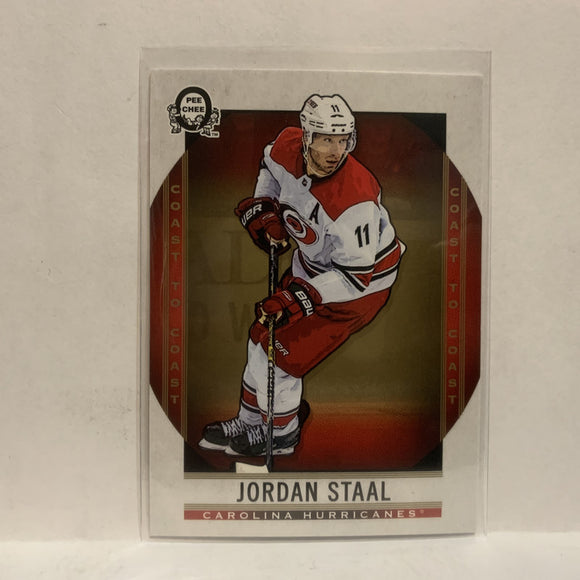 #55 Jordan Staal Carolina Hurricanes2018-19 OPC Coast to Coast Hockey Card KK