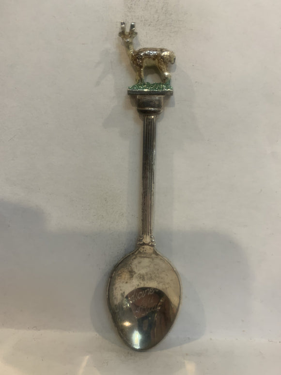 Medicine Hat Alta Alberta Deer Souvenir Spoon