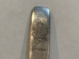 Canada Maple Leaf Collectable Souvenir Spoon EV