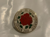 36 NPSB Sangerfest Portland Oregon 2005 Rose Lapel Hat Pin BZ