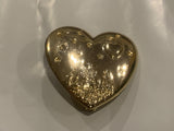 Starry Sky on a Heart Lapel Hat Pin BZ