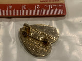 Starry Sky on a Heart Lapel Hat Pin BZ