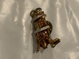 Oil Derrick Lapel Hat Pin BZ