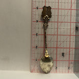 Canada Crest Emblem Deer Painted Bowl Collectable Souvenir Spoon AD