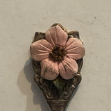 Pink Flower Collectable Souvenir Spoon AD