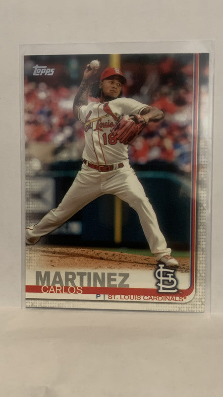 #58 Carlos Martinez St Louis Cardinals 2019 Topps Series 1 Baseball Card