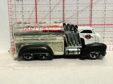 White Johnny V's Fast Gassin Truck B49 Hot Wheels Diecast Car