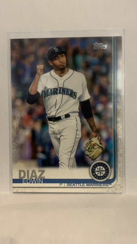 #299 Edwin Diaz Seattle Mariners 2019 Topps Series 1 Baseball Card