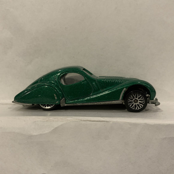 Green Stock Racer ©1987 Hot Wheels Diecast Car EM