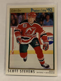 #84 Scott Stevens   New Jersey Devils 1991-92 O-Pee-Chee Premier Hockey Card  NHL