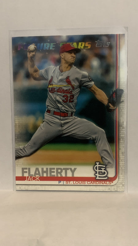#321 Jack Flaherty Future Stars St Louis Cardinals 2019 Topps Series 1 Baseball Card