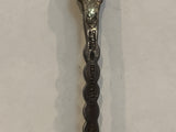 Blue White Woman Doll Collectable Souvenir Spoon EV