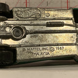 Green Stock Racer ©1987 Hot Wheels Diecast Car EM