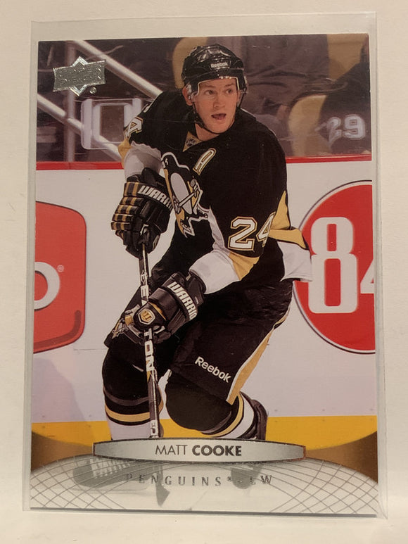 #51 Matt Cooke Pittsburgh Penguins 2011-12 Upper Deck Series One Hockey Card  NHL