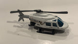 White Police Helicopter Unbranded Toy Diecast Car