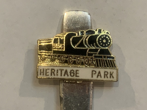 Heritage Park Train Calgary Collectable Souvenir Spoon EV
