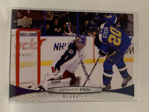 #37 Akexander Steen St Louis Blues 2011-12 Upper Deck Series One Hockey Card  NHL