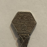 Lethbridge Centennial 1885 1985 Alberta Collectable Souvenir Spoon AE