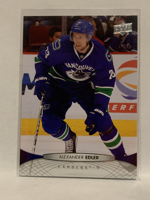 #17 Alexander Edler Vancouver Canucks 2011-12 Upper Deck Series One Hockey Card  NHL