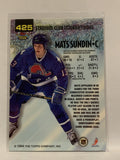 #425 Mats Sundin   Sweden  1993-94 Topps Stadium Club Hockey Card  NHL